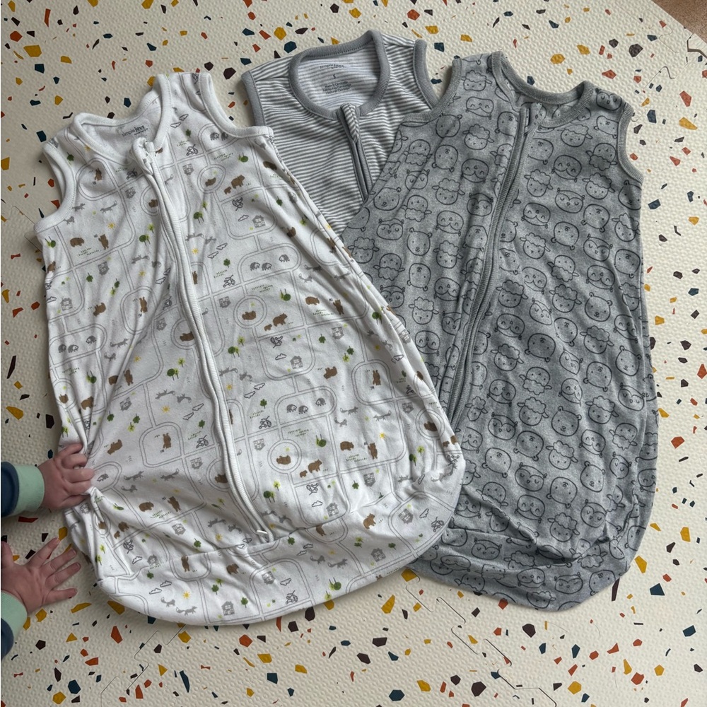 3 Sleep Sacks for baby 0-3